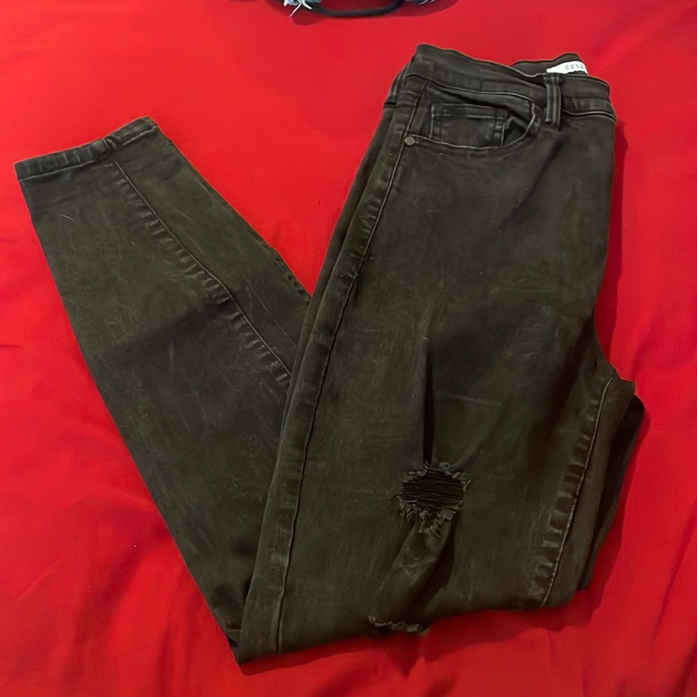Celebrity Pink, Black skinny Jeans, Size 9 (Juniors)